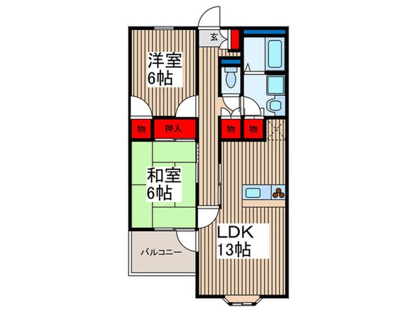 フォレストピアの物件間取画像